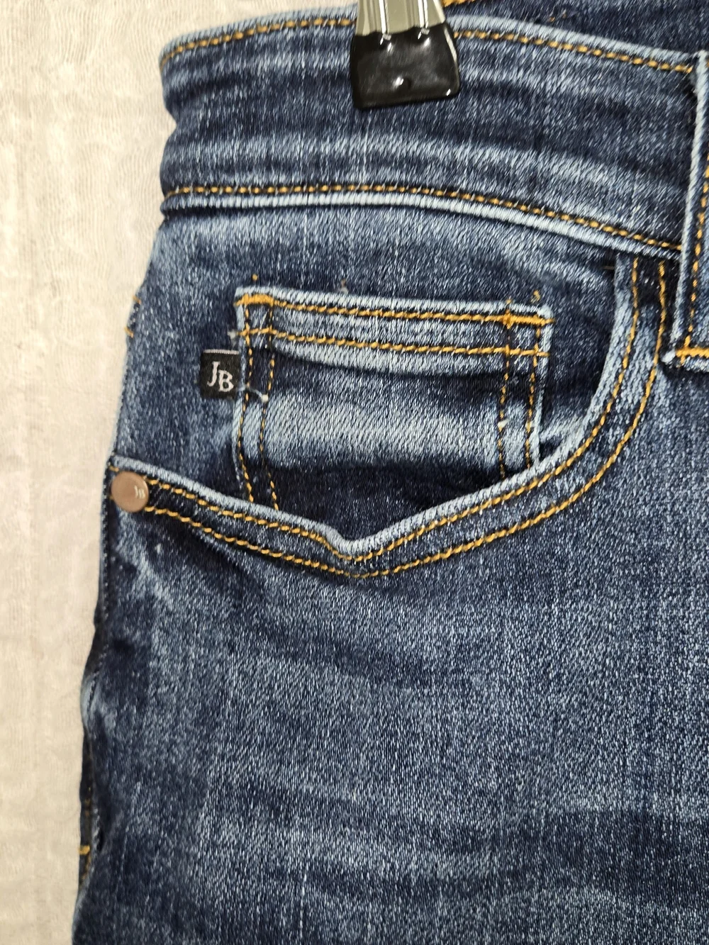 Judy Blue Women’s Dark Blue Button-Fly Skinny Jeans Size 7 (28